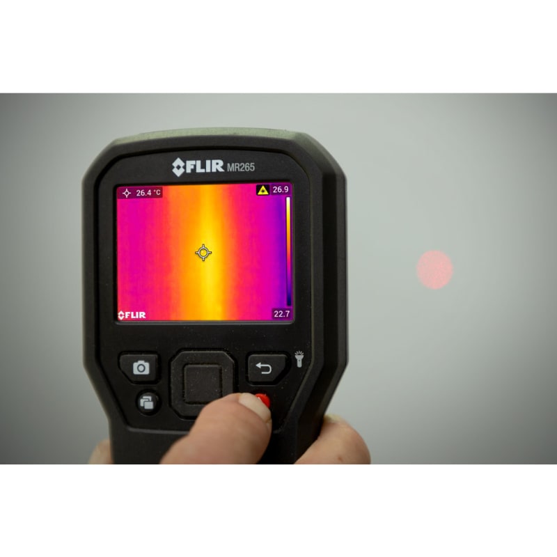 flir mr265 view of laser and infrared mode