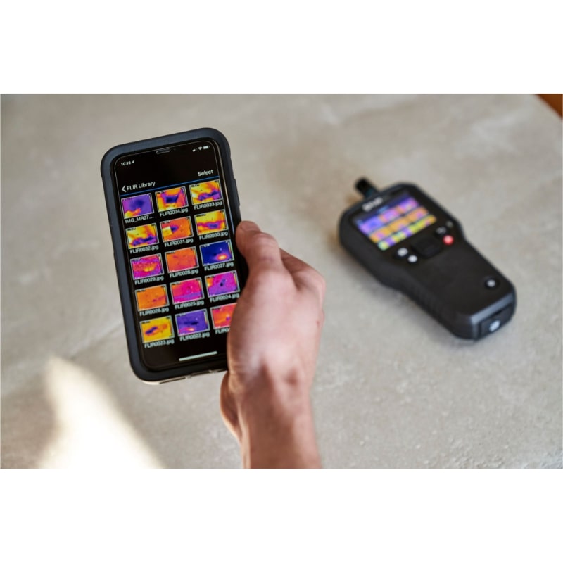flir mr277 moisture meter phone album