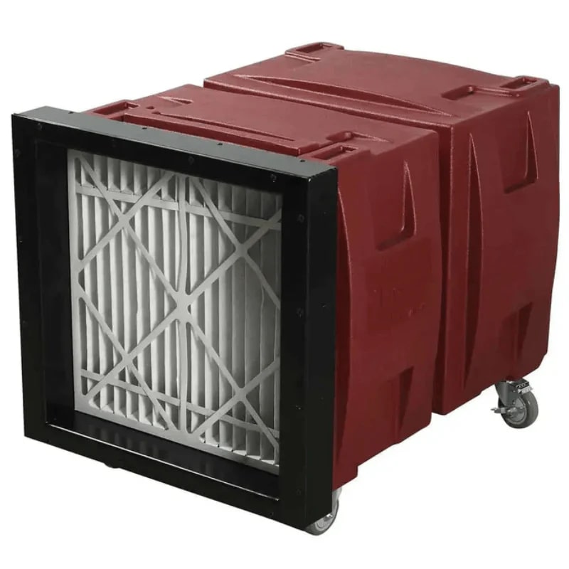 air scrubber asbestos novair 2000 bio in red on white background