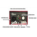 asbestos air scrubber novair 2000 bio control panel view