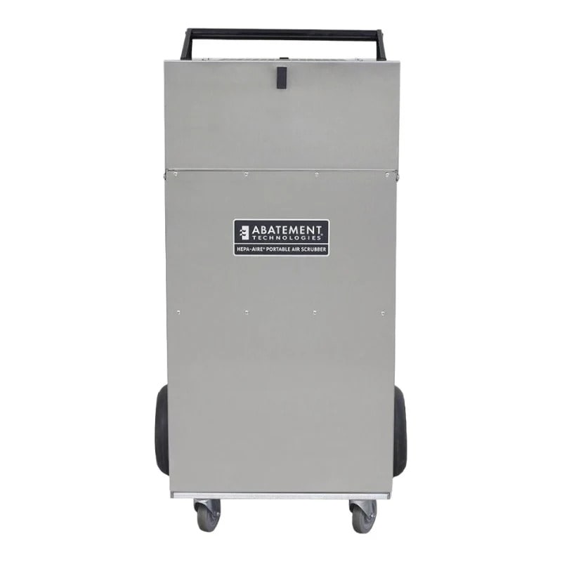 abatement pas1200 view from front of machine