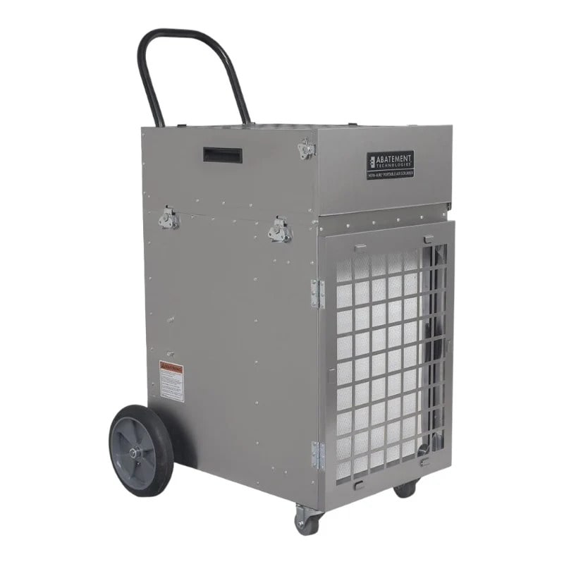 pas2400 portable air scrubber left angled view