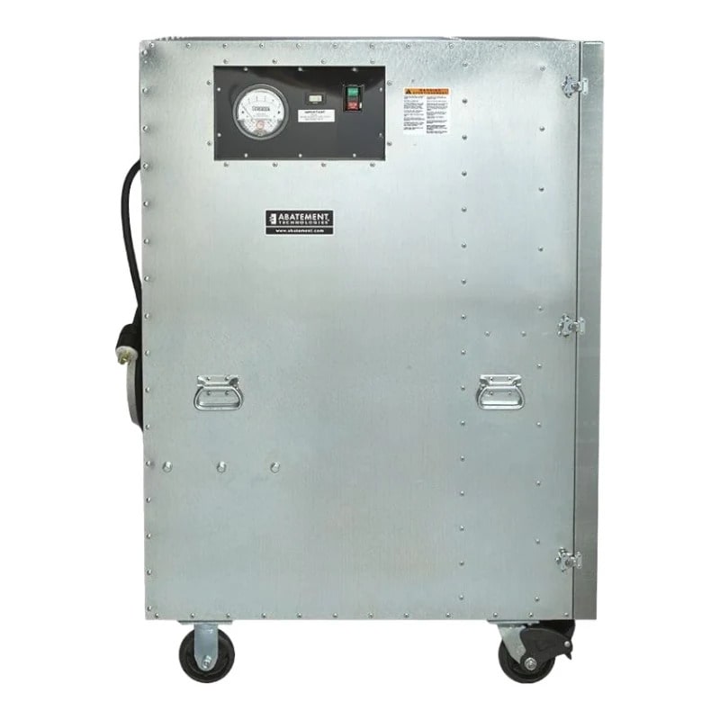 Abatement Technologies - HEPA-AIRE® PAS5000 - Portable Air Scrubber - 4,000 CFM left side view showing control panel