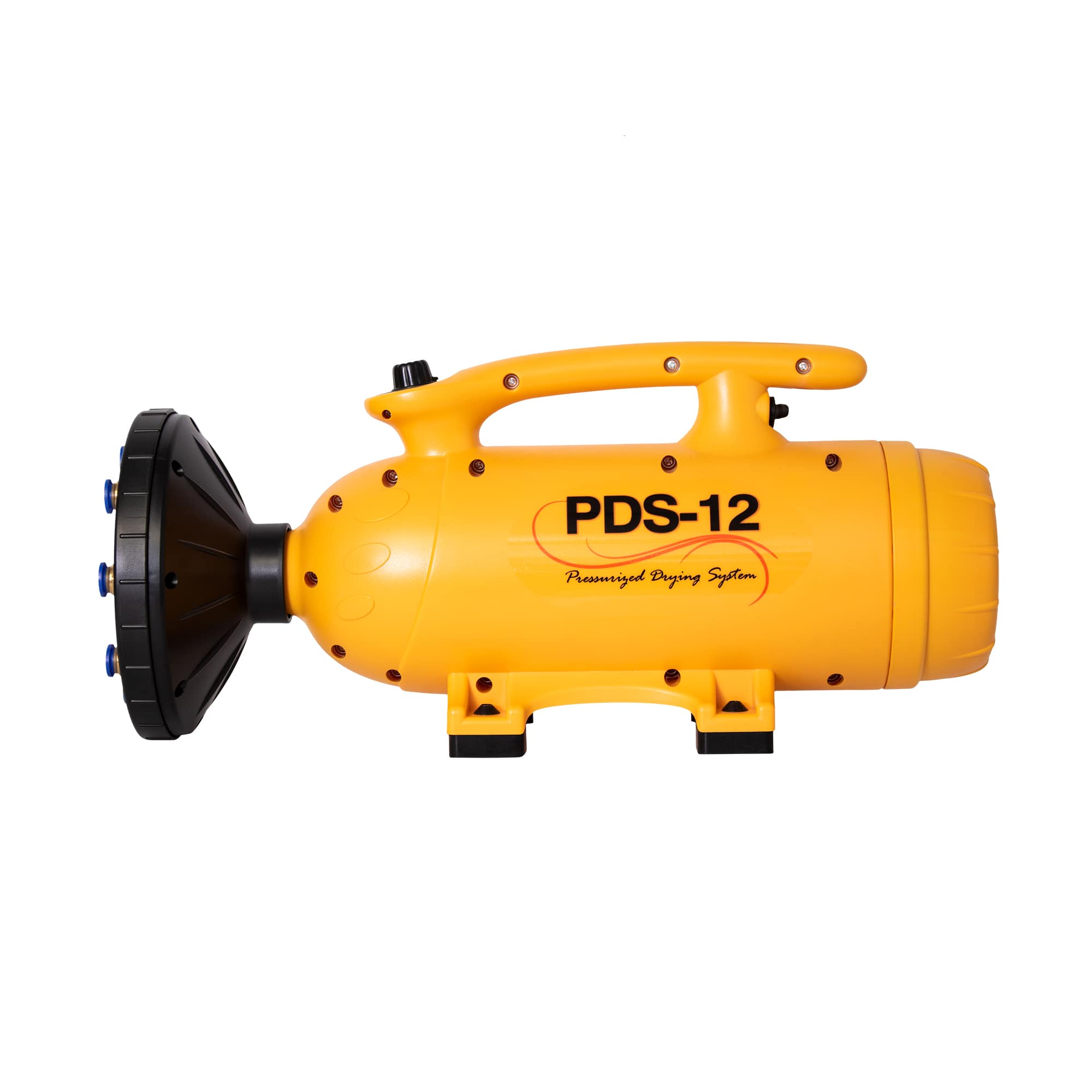 pds 12 right side main view yellow body black nozzle