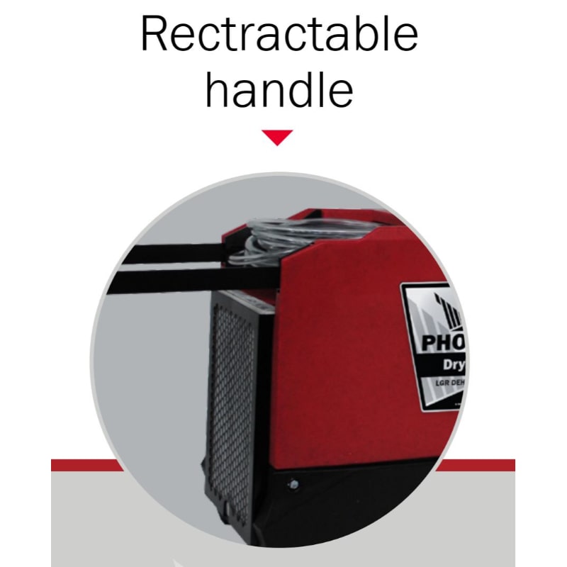 Phoenix DryMAX retractable handle view