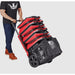 phoenix drymax xl pro in red showing how 3 air movers can be stacked on top of it for transport