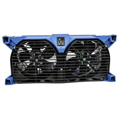 phoenix focus ii dual axial air mover in blue front view 