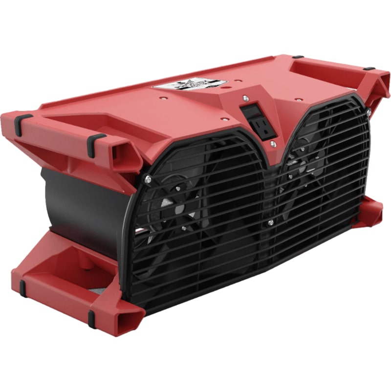 phoenix focus ii dual axial air mover in red main view