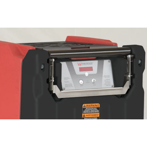 phoenix r250 in red controls and handle view