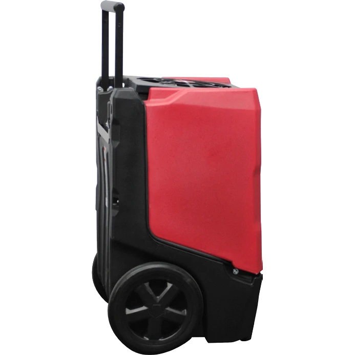 phoenix r250 dehumidifier in red side view