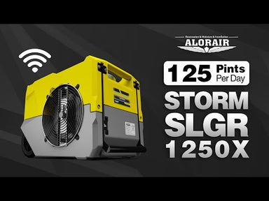 video of AlorAir - Storm SLGR 1250X - Commercial LGR Dehumidifier with Wi-Fi - 264 PPD