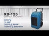 VIDEO OF XPOWER XD-125 125-Pint Commercial Dehumidifier with Automatic Purge Pump and Drainage Hose
