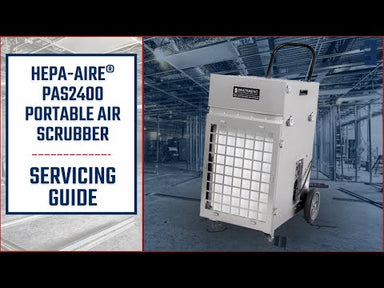 video of Abatement Technologies - HEPA-AIRE® PAS2400 - Portable Air Scrubber - 2,100 CFM