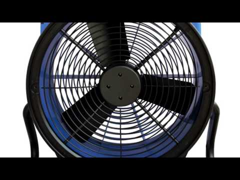 video of XPOWER X-35AR Professional High Temp Axial Fan (1/4 HP) - 1720 CFM