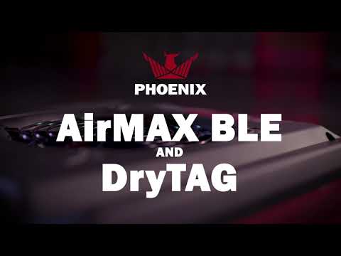 video of Phoenix AirMAX BLE Bluetooth Enabled Low Profile Radial Air Mover