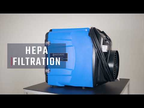 video regarding servicing predator 750 portable air scrubber