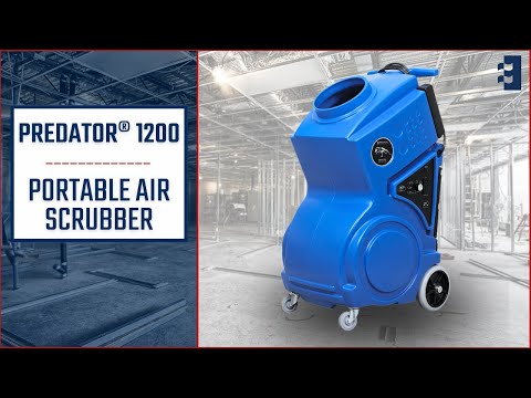 video of Abatement Technologies - PRED1200, Portable Air Scrubber, 900 CFM