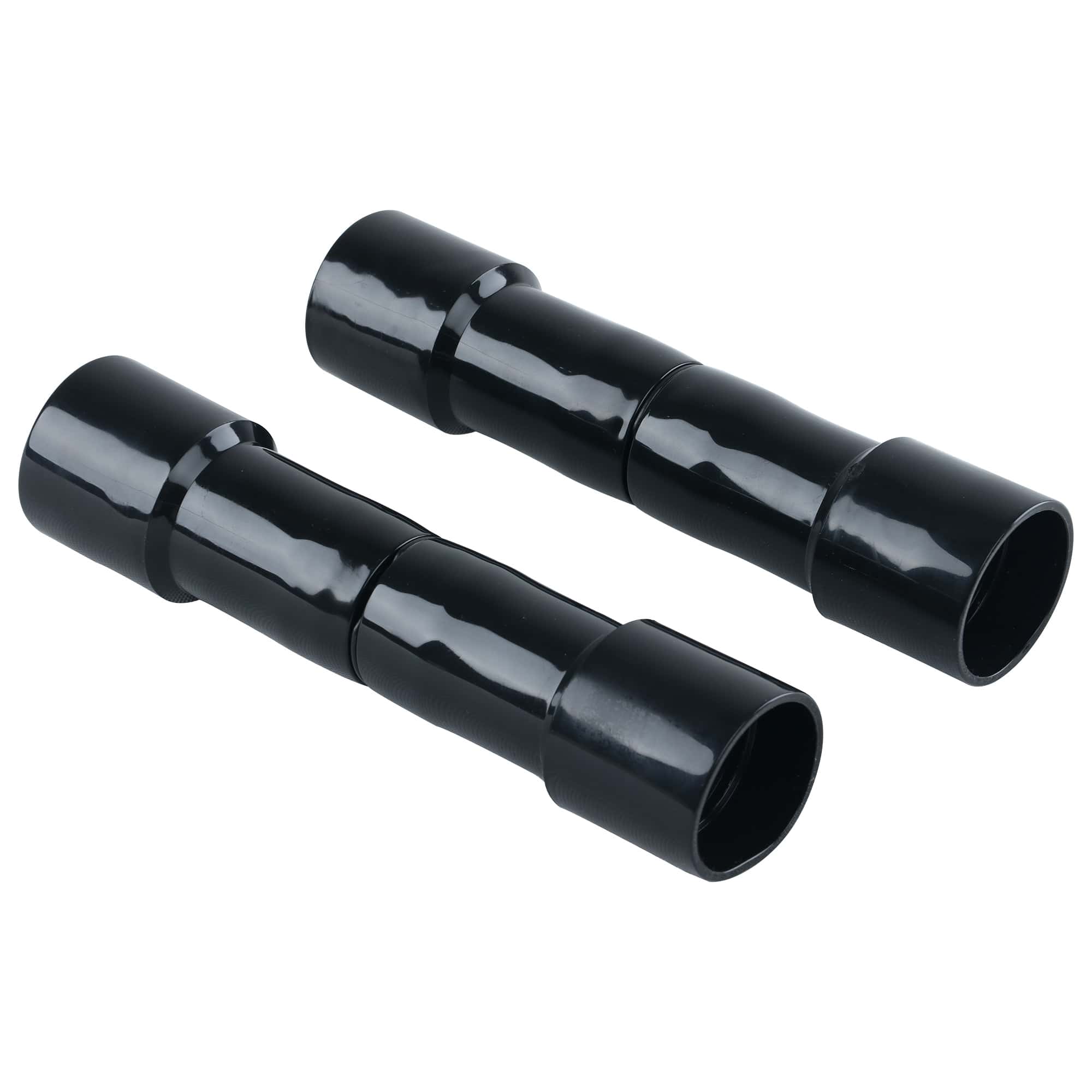 2 black attachment hoses for a XPOWER PDS-Pro System Pressurized Wall Cavity Drying Kit Variable Speed Variable Heat Brushless Motor