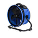 angled view of blue XPOWER P-39AR Professional Axial Fan