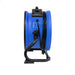 blue XPOWER P-39AR Professional Axial Fan right side view