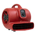 XPOWER X-600A 1/3 HP Air Mover with Daisy Chain in red main view
