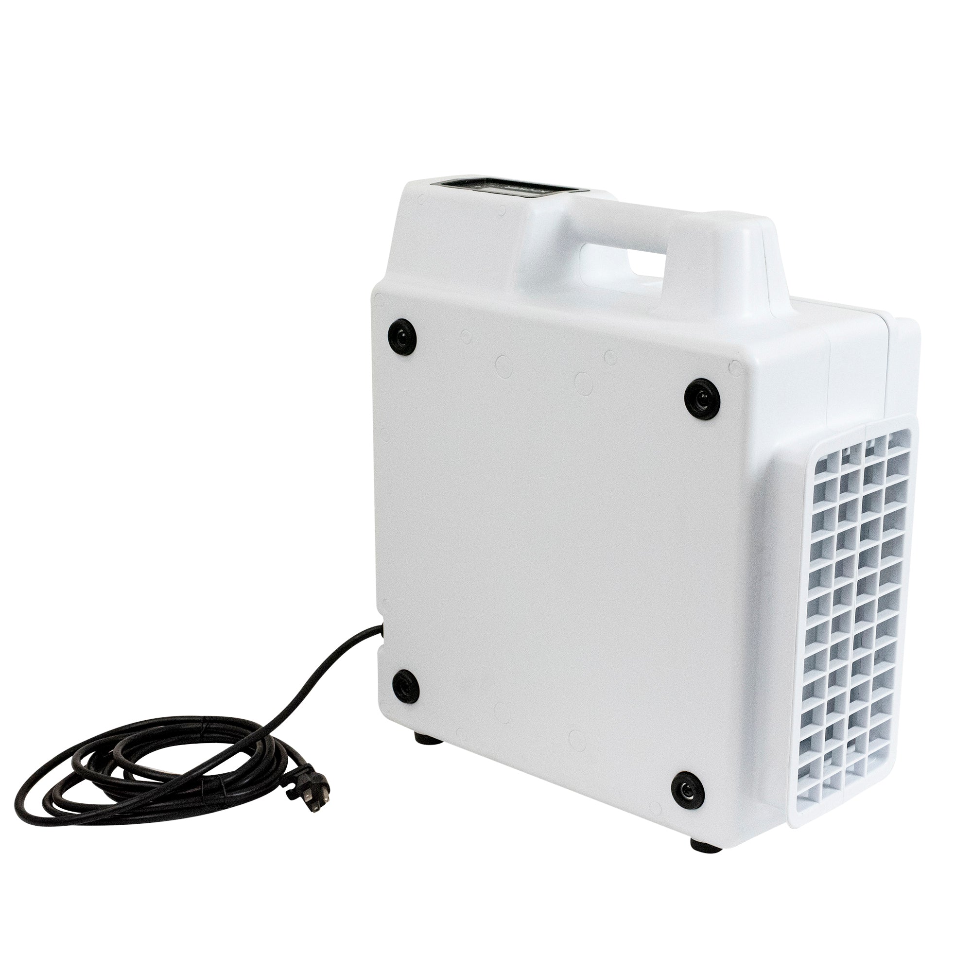 XPOWER X-2800 Professional 3-Stage HEPA Air Scrubber back right angle view