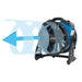 XPOWER P-21AR Industrial Axial Air Mover straight airflow view