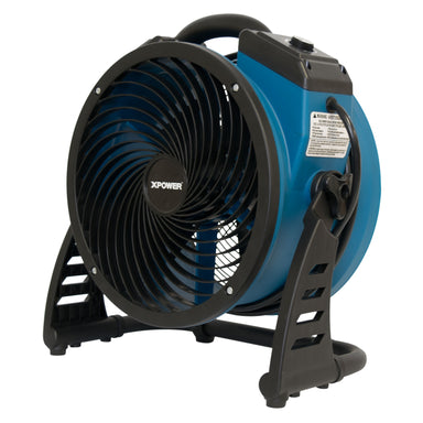 XPOWER P-26AR Industrial Axial Air Mover angled front view