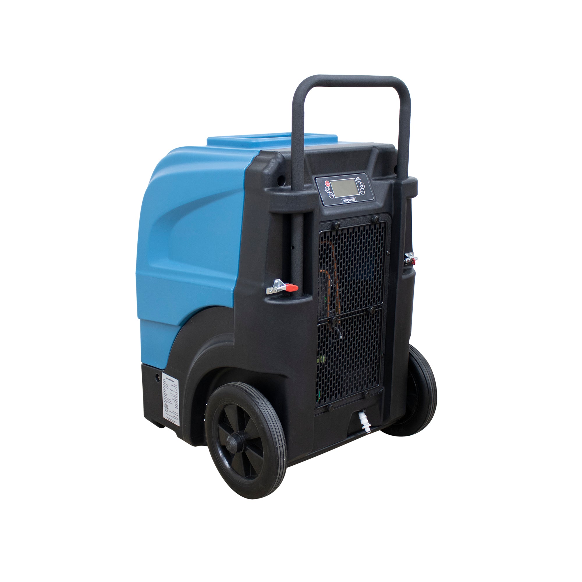 XPOWER XD-165L Low Grain Refrigerant (LGR) Dehumidifier
left back angle view