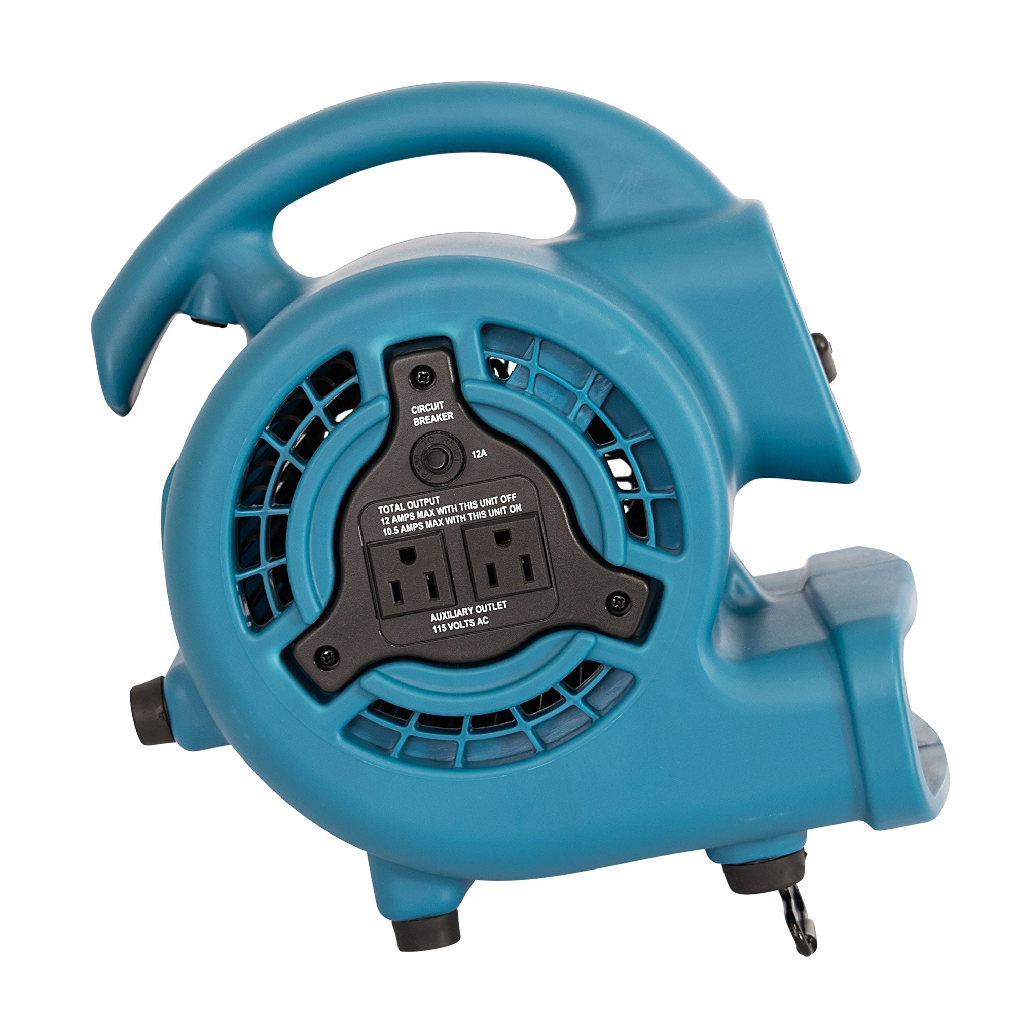 20 degree angle of XPOWER P-80A Mighty Air Mover – BLUE & BLACK
