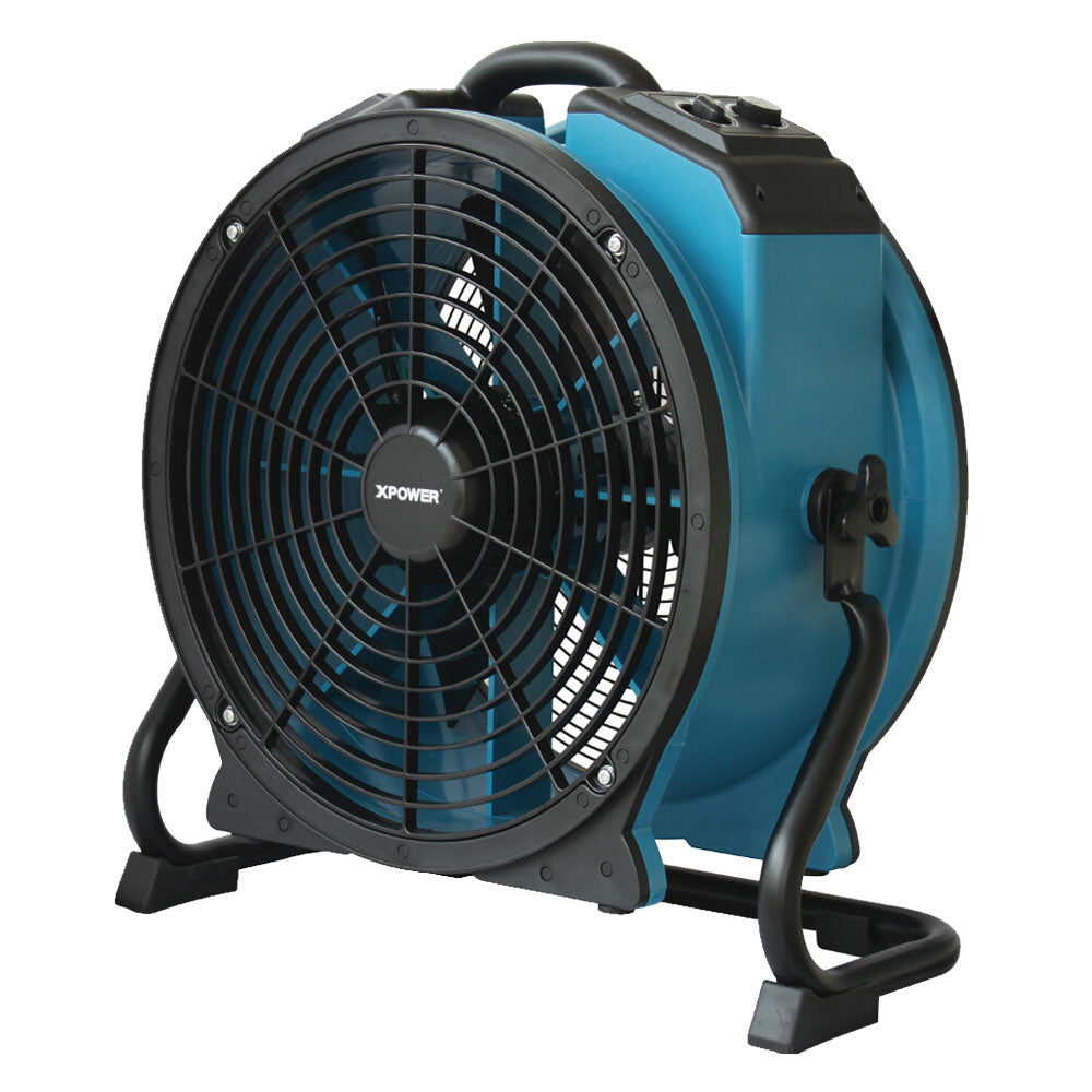 XPOWER X-47ATR Professional Sealed Motor Axial Fan (1/3 HP) main view alternate angle