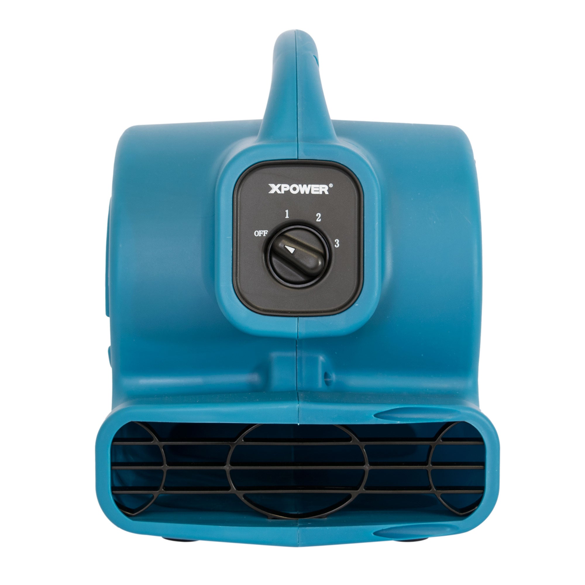 front view of XPOWER P-80A Mighty Air Mover – BLUE & BLACK
