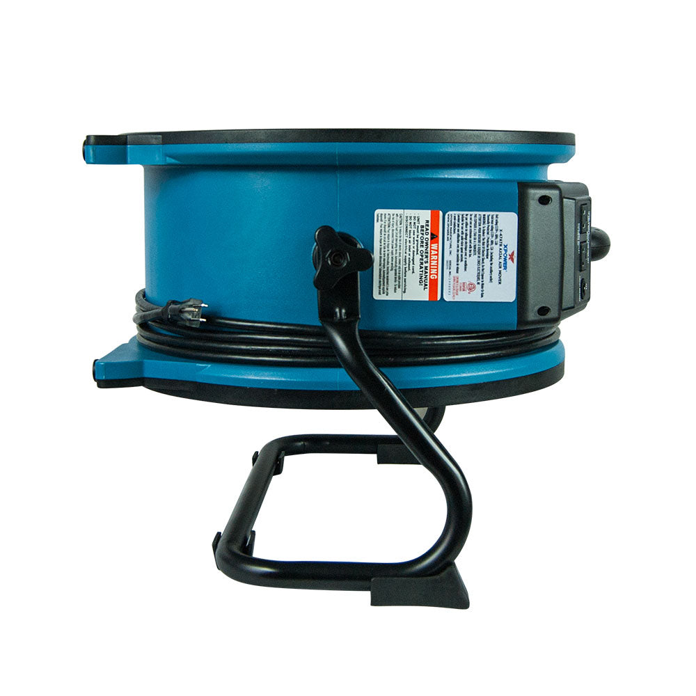 XPOWER X-47ATR Professional Sealed Motor Axial Fan (1/3 HP) blowing vertically view