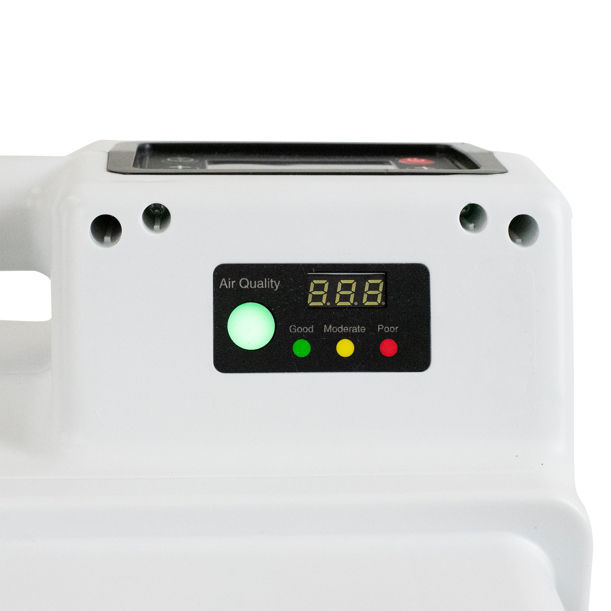 XPOWER X-2800 Professional 3-Stage HEPA Air Scrubber air quality monitor