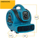 dimensions of XPOWER P-80A Mighty Air Mover – BLUE & BLACK
