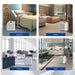 4 images of different locations where a XPOWER X-2830 Professional 4-Stage HEPA Air Scrubber - 550 CFM could be used such as hospital hotel office and gym