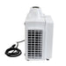 side view of a XPOWER X-2800 Professional 3-Stage HEPA Air Scrubber - 550 CFM showing the exhaust area