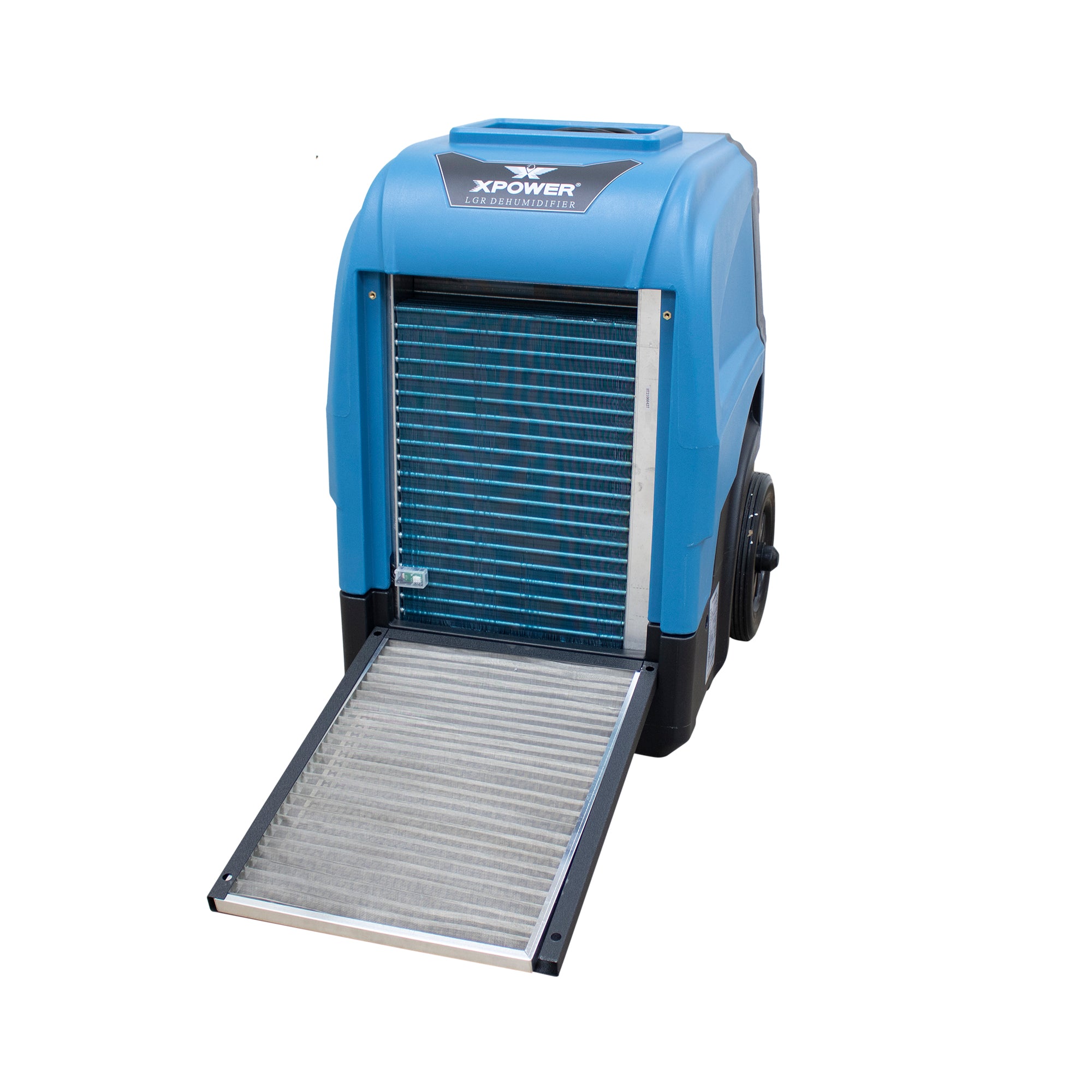 XPOWER XD-165L Low Grain Refrigerant (LGR) Dehumidifier
front filter area view