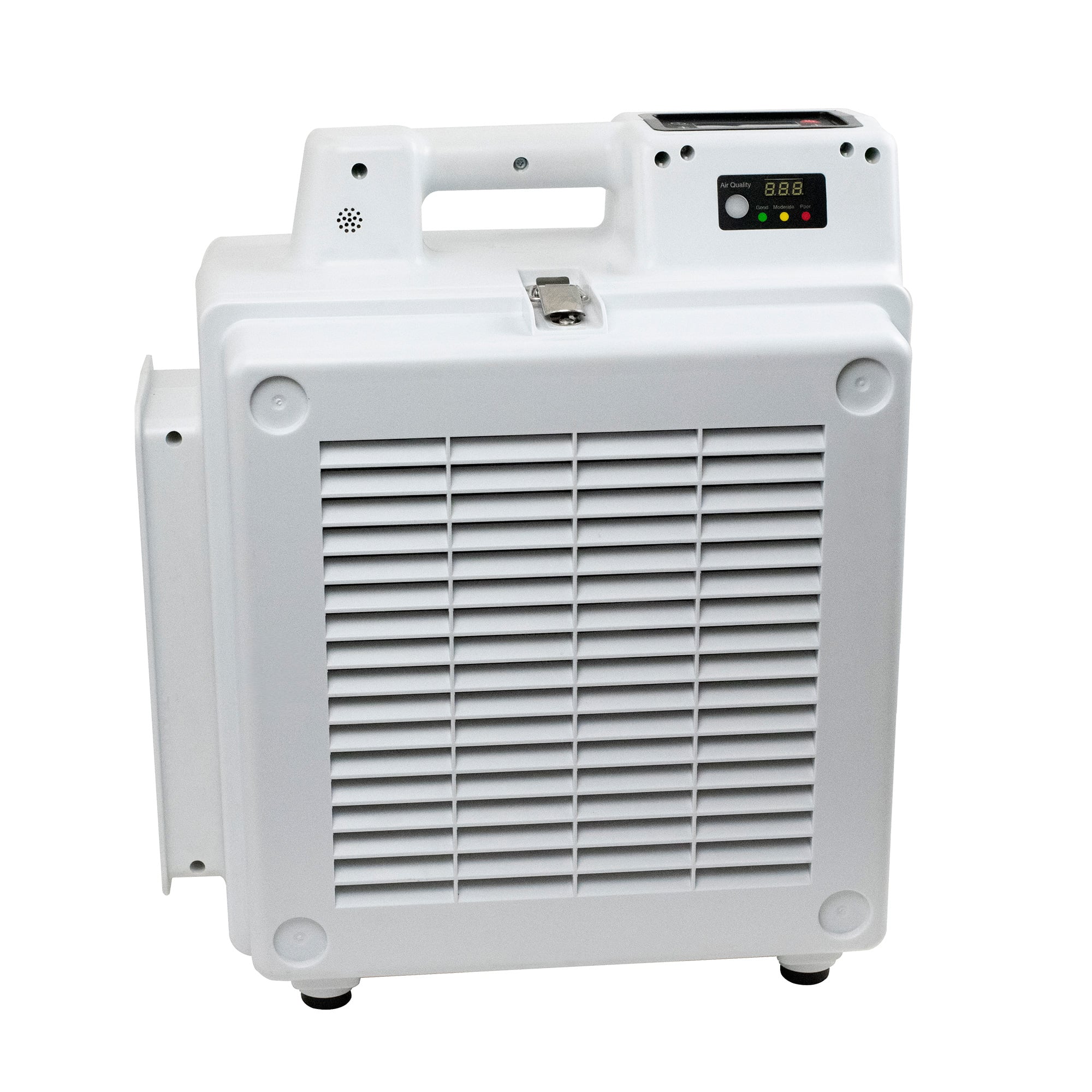 front view of a XPOWER X-2800 Professional 3-Stage HEPA Air Scrubber - 550 CFM