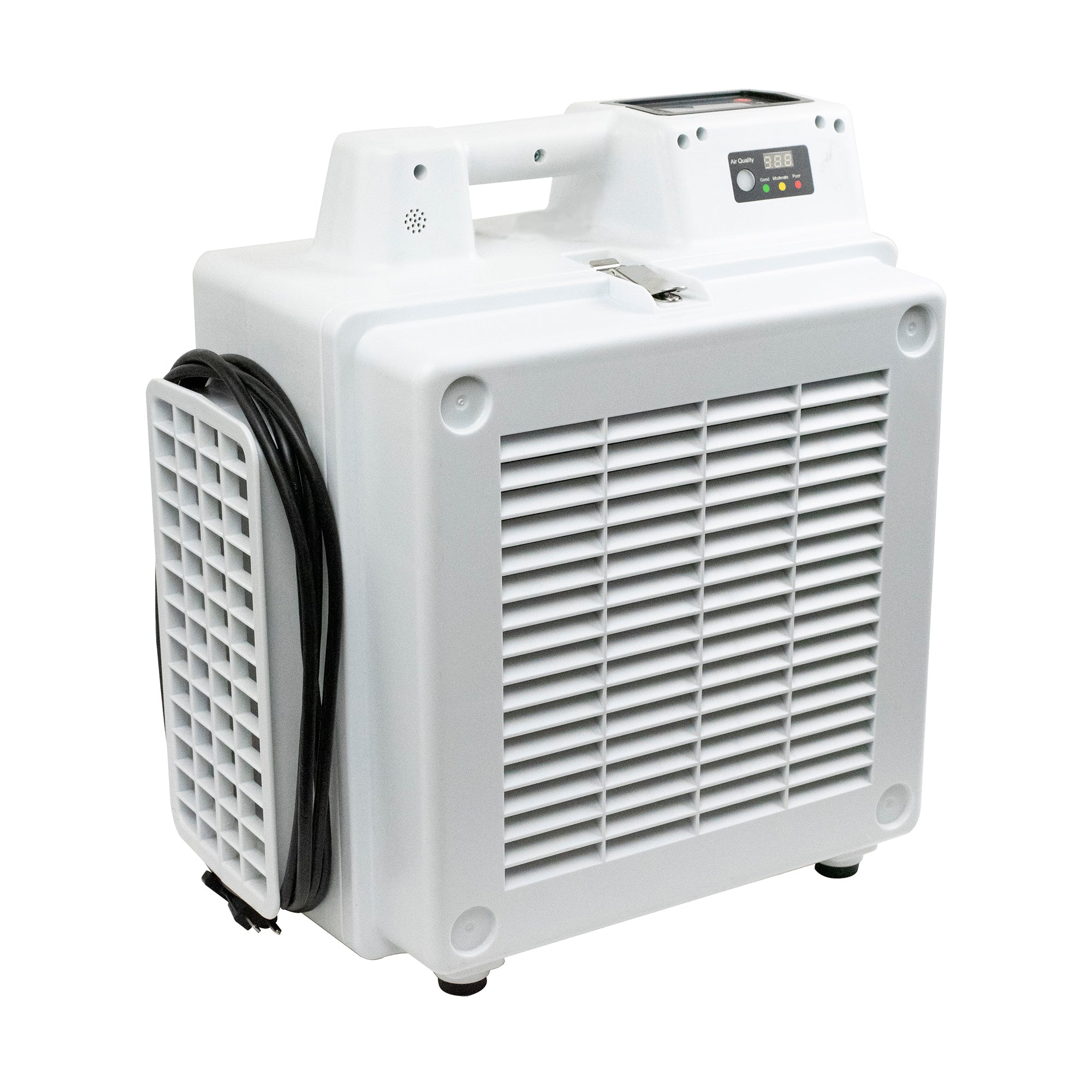 XPOWER X-2830 Professional 4-Stage HEPA Air Scrubber cord wrap view