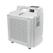 right angled view of a white XPOWER X-2830 Professional 4-Stage HEPA Air Scrubber - 550 CFM