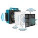 XPOWER X-3400A Professional 3-Stage HEPA Air Scrubber - 600 CFM filter view