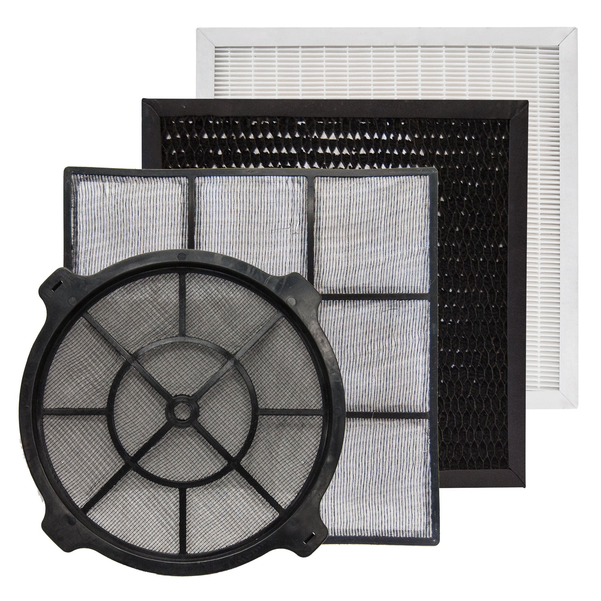 XPOWER X-3580 Professional 4-Stage HEPA Air Scrubber - 600 CFM filters