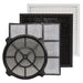 XPOWER X-3580 Professional 4-Stage HEPA Air Scrubber - 600 CFM filters