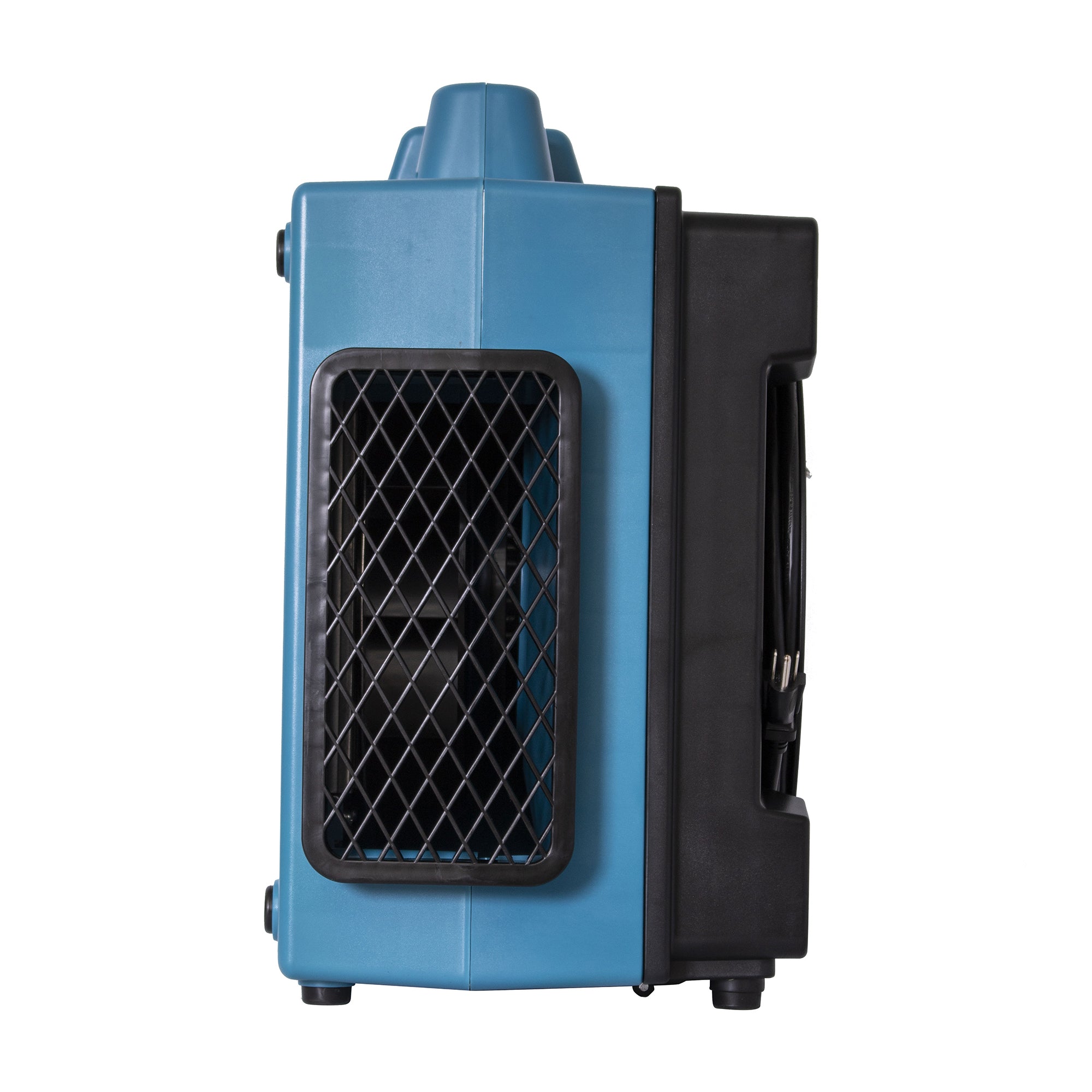 left side of XPOWER X-4700AM Professional 3-Stage HEPA Air Scrubber - 750 CFM
