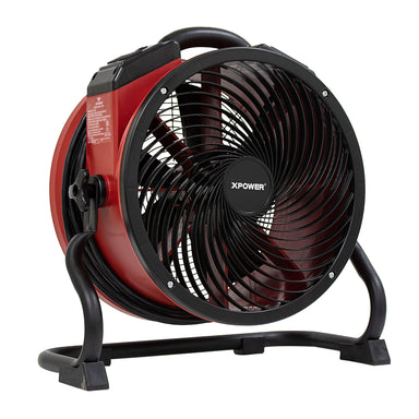 XPOWER X-39AR Professional Sealed Motor Axial Fan (1/4 HP) main view in red