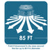 image showing xpower fc 300 pointing downwards and drying 85 feet diameter around itself