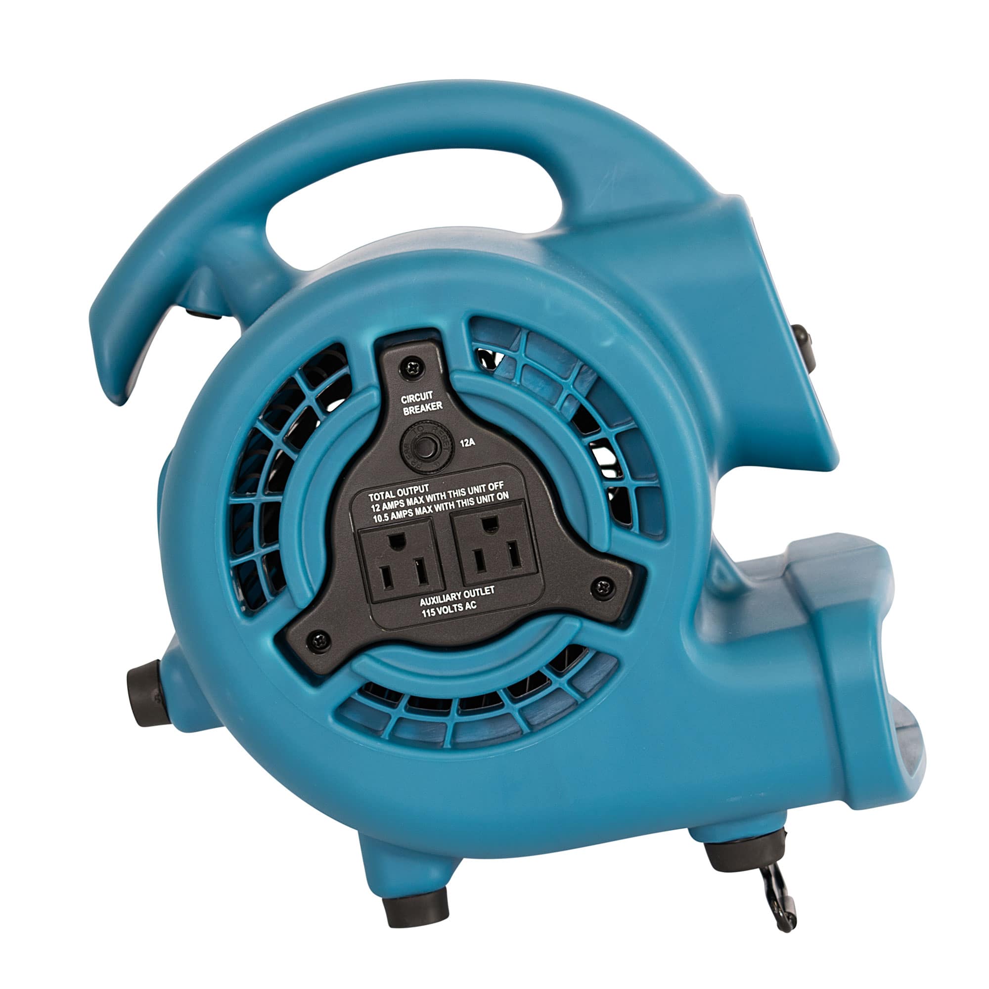 xpower p80a in blue showing 20 degree kickstand drying position