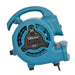 xpower p80a in blue showing 20 degree kickstand drying position