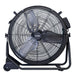 front view of XPOWER FD-630D Brushless DC Motor High Velocity 24” Drum Fan